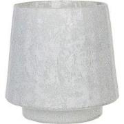 Clayre & Eef Theelichthouder Ø 13x13 cm Wit Glas