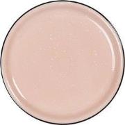 Clayre & Eef Ontbijtbord Ø 22 cm Roze Keramiek