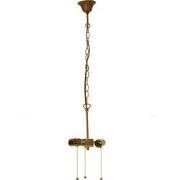 Lumilamp Snoerpendel Ketting Tiffany Ø 19x160 cm Bruin IJzer