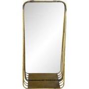 Clayre & Eef Spiegel 24x49 cm Koperkleurig Metaal