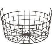 Clayre & Eef Opbergmand Ø 36x19 cm Bruin IJzer