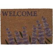 Clayre & Eef Deurmat 60x40 cm Bruin Paars Kokos Lavendel