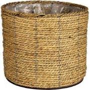 Clayre & Eef Bloempot Ø 30x23 cm Bruin Zeegras