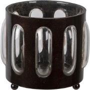 Clayre & Eef Theelichthouder Ø 11x13 cm Bruin IJzer