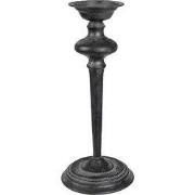 Clayre & Eef Kandelaar Ø 16x38 cm Zwart IJzer