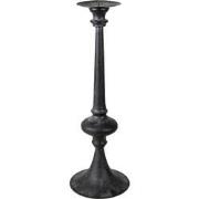 Clayre & Eef Kandelaar Ø 15x45 cm Zwart IJzer