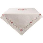 Clayre & Eef Tafelkleed 150x250 cm Beige Katoen Rozen