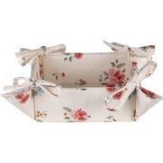 Clayre & Eef Broodmand 35x35x8 cm Beige Katoen Rozen