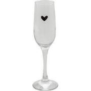 Clayre & Eef Champagneglas 200 ml Glas Hart