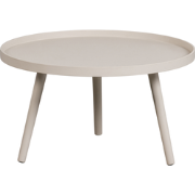 WOOOD Mesa Bijzettafel L - Hout - Antique Beige - 34x60x60