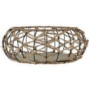 Clayre & Eef Opbergmand Ø 39x15 cm Bruin Rotan