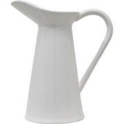 Clayre & Eef Lampetkan 23x13x25 cm Wit Keramiek