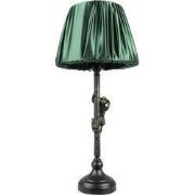 Clayre & Eef Tafellamp Ø 25x55 cm Bruin Groen Polyresin Aap