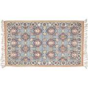 Clayre & Eef Vloerkleed 140x200 cm Blauw Rood Katoen