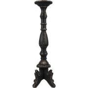 Clayre & Eef Kandelaar 60 cm Zwart Hout