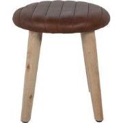 Clayre & Eef Krukje 36x36x40 cm Bruin Leder