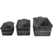 Clayre & Eef Planthouder 45x32x20 cm Grijs IJzer