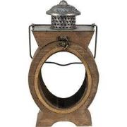 Clayre & Eef Lantaarn 16x12x28 cm Bruin Hout