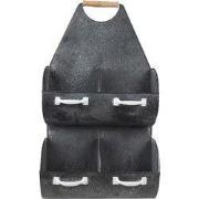 Clayre & Eef Wandrek 35x41x66 cm Grijs Wit Metaal