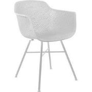 Kick tuinstoel Indy - Wit frame - Wit