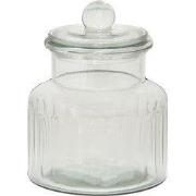 Clayre & Eef Voorraadpot Ø 11x16 cm Glas