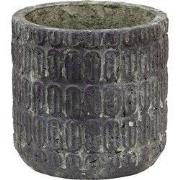 Clayre & Eef Bloempot Ø 17x16 cm Bruin Beton
