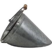 Clayre & Eef Planthouder 20x17x16 cm Grijs Bruin Metaal