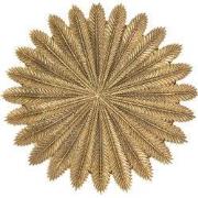 Clayre & Eef Decoratie schaal Ø 25x1 cm Goudkleurig Polyresin Takken