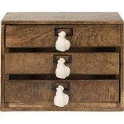 Clayre & Eef Ladekastje 29x14x22 cm Bruin Hout Kip