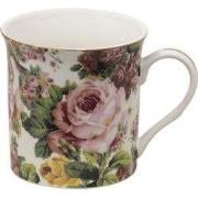 Clayre & Eef Mok 330 ml Roze Porselein Bloemen