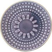 Clayre & Eef Gebaksbord Ø 13 cm Paars Keramiek