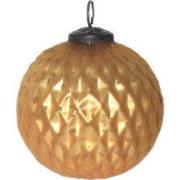 Clayre & Eef Kerstbal Ø 10 cm Goudkleurig Glas