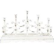 Clayre & Eef Kandelaar 69x41 cm Wit IJzer