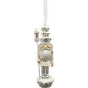 Clayre & Eef Kersthanger Notenkraker 11 cm Beige Kunststof