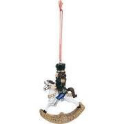 Clayre & Eef Kersthanger Notenkraker 10 cm Groen Kunststof