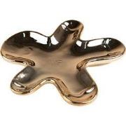 Clayre & Eef Decoratie schaal Poppetje 13x12 cm Goudkleurig Porselein