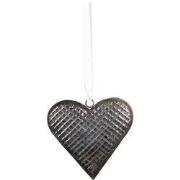 Clayre & Eef Decoratie Hanger 17x16 cm Grijs IJzer