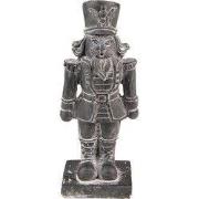 Clayre & Eef Beeld Notenkraker 16 cm Grijs Kunststof