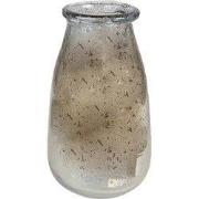 Clayre & Eef Vaas Ø 11x20 cm Groen Glas