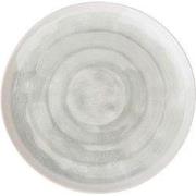Clayre & Eef Dinerbord Ø 26 cm Grijs Groen Keramiek