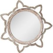 Clayre & Eef Spiegel 86x84 cm Beige Hout