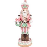 Clayre & Eef Beeld Notenkraker 24 cm Roze Kunststof