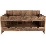 Clayre & Eef Wijnrek 65x28x33 cm Bruin Hout