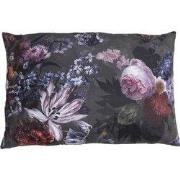 Clayre & Eef Sierkussen 60x40 cm Groen Synthetisch Bloemen