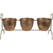Clayre & Eef Planthouder 47x14x23 cm Koperkleurig IJzer