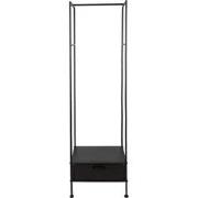 Clayre & Eef Garderoberek 48x30x170 cm Zwart IJzer