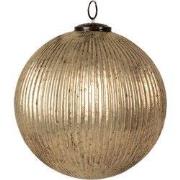 Clayre & Eef Kerstbal Ø 26x26 cm Goudkleurig Glas