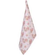 Clayre & Eef Theedoek 50x70 cm Roze Katoen Rozen