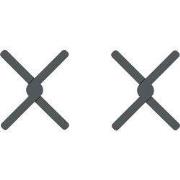 Krumble Opvouwbare siliconen pannenonderzetter - Antraciet - Set van 2