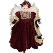 Clayre & Eef Kerstdecoratie met LED-verlichting en muziek Engel 65 cm ...